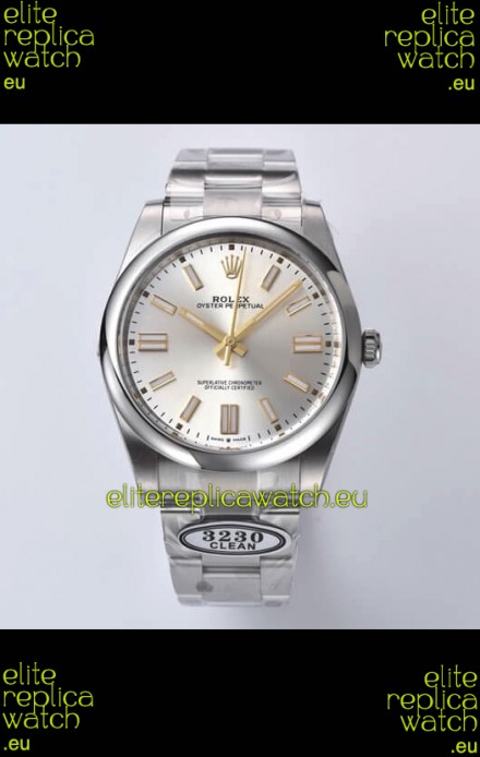 Rolex Oyster Perpetual REF#124300 36MM Cal.3230 Movement Swiss Replica Steel Dial 904L Steel 1:1 Mirror Replica Watch