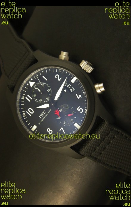 IWC Pilot Top Gun Chronograph Swiss Watch - 1:1 Mirror Replica Edition