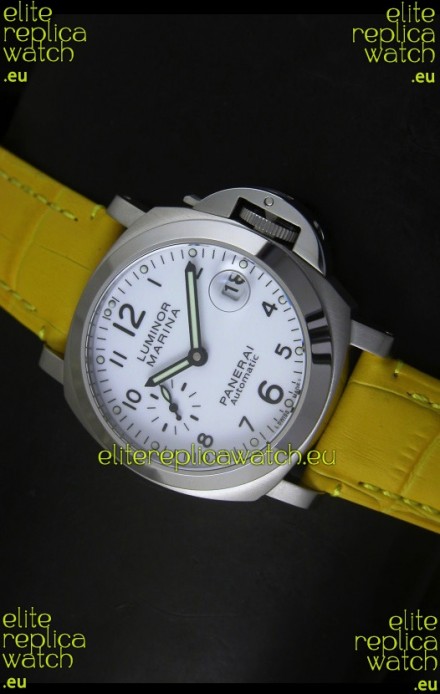 Panerai Luminor Marina PAM49 40MM Swiss Watch - Yellow Strap