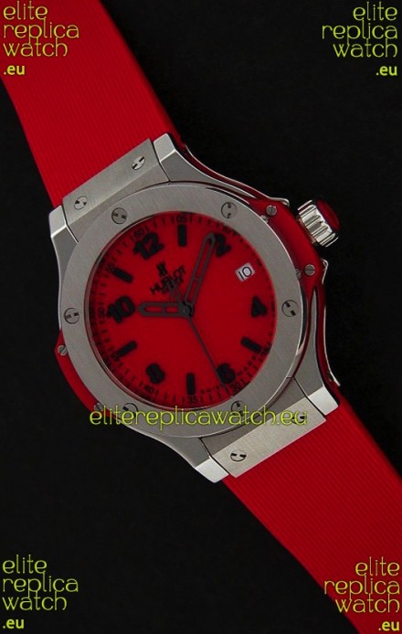 Hublot Big Bang King Swiss Quartz Watch in Red 