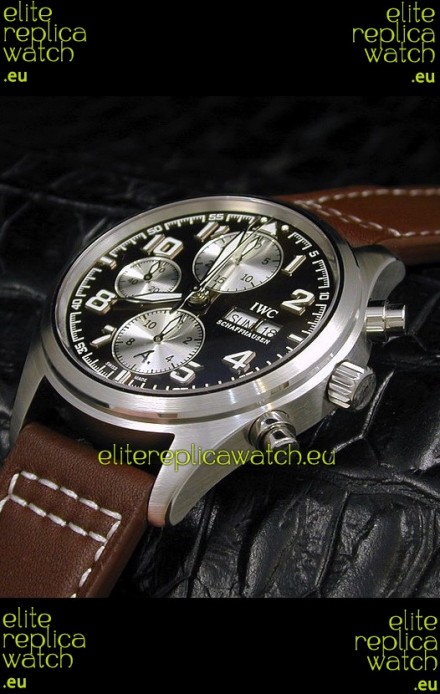 IWC Exupery Edition Swiss Replica Watch in Black Dial