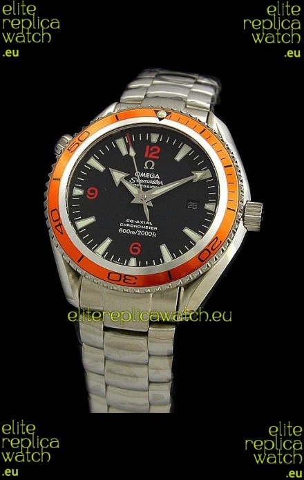 Omega Seamaster Planet Ocean Swiss Watch in Black Dial