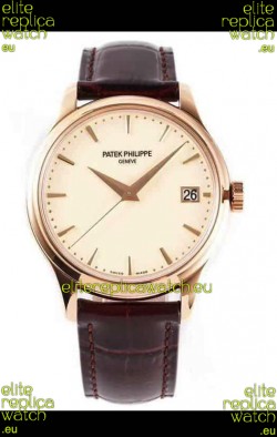 Patek Philippe #Ref 5227R in White Dial 1:1 904L Rose Gold Casing 904L Steel Swiss Watch 