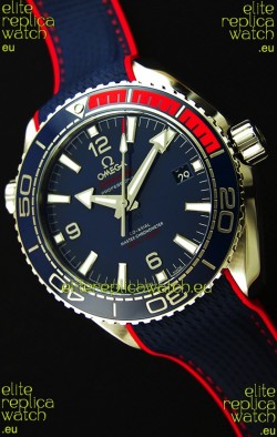 Omega Seamaster Planet Ocean Pyeong Chang 2018 Edition Swiss Replica Watch 1:1 Mirror Edition