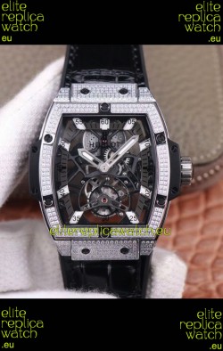 Hublot Masterpiece MP Edition Genuine Tourbillon Swiss Replica Watch in Steel Casing