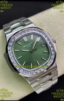 Patek Philippe Nautilus 5711 904L Steel 2023 Updated Mirror Replica Watch - Green Dial