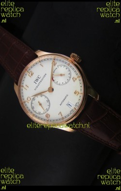 IWC Portugieser IW500701 Swiss Automatic Watch in White Dial - Updated 1:1 Mirror Replica 
