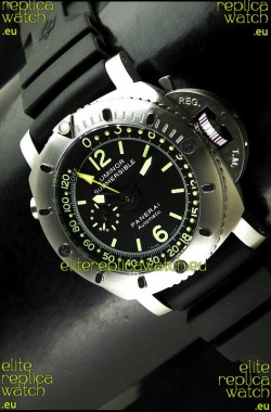 Panerai Luminor Submersible Swiss Automatic Watch in Black