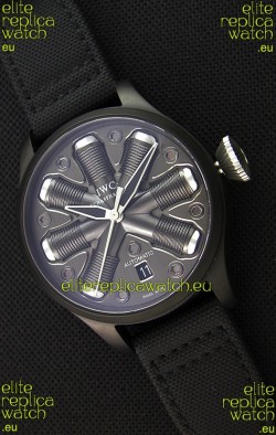 IWC Pilot Top Gun Concept Edition Replica Watch in PVD Coated Case 45.5MM