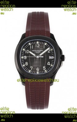Patek Philippe Aquanaut 5167 Black Venom Edition 1:1 Mirror Replica Watch - Brown Strap