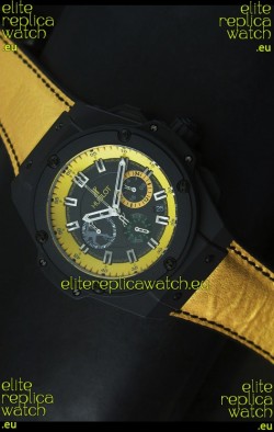 Hublot Big Bang Yellow Skeleton Swiss Quartz Watch 45MM